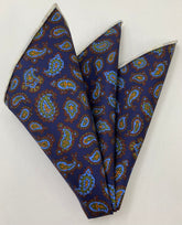 Macclesfield Madder Printed Silk Pocket Square MMPP-115